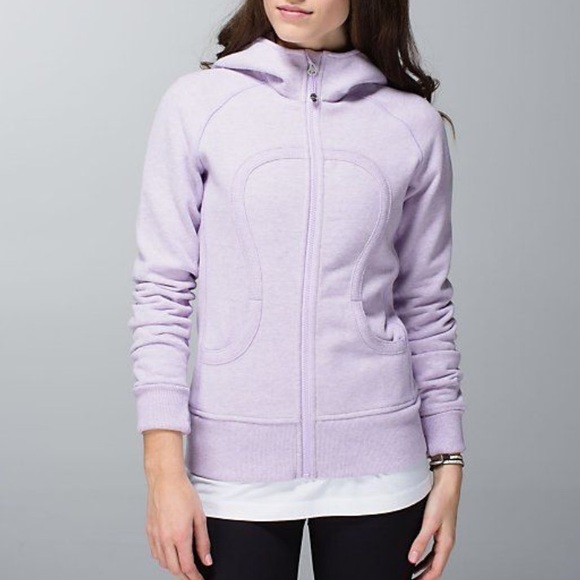 Lilac Lululemon scuba hoodie - Picture 3 of 8